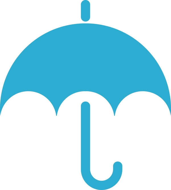 雨伞UI标识标志LOGO