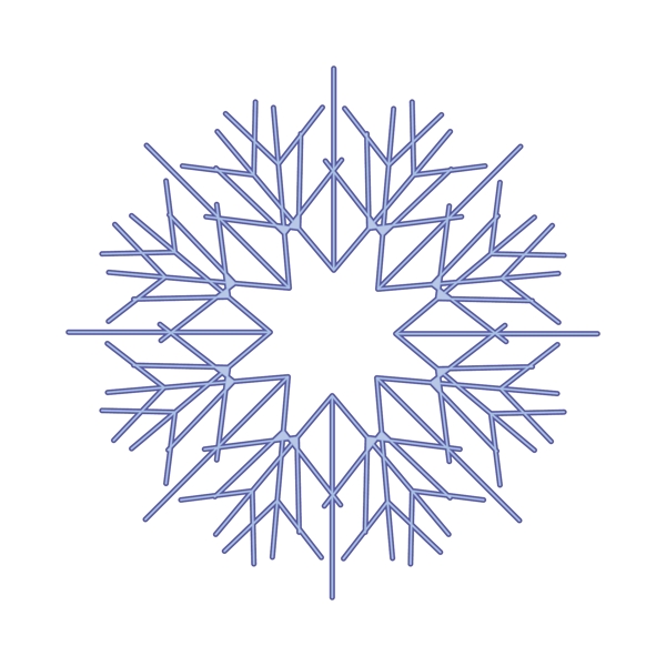 創(chuàng)意元素的雪花