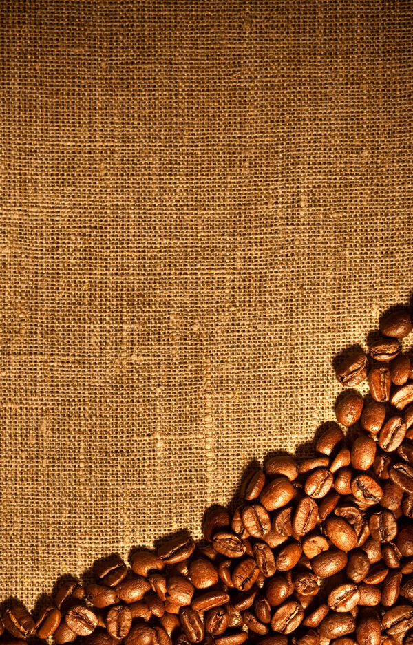 麻布和咖啡豆