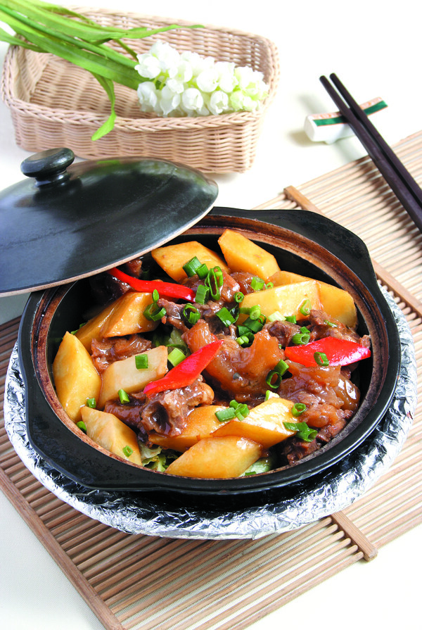 土豆燒牛肉圖片