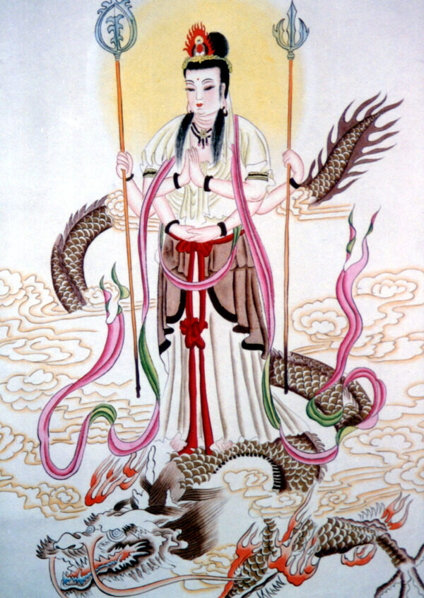 觀音神仙佛像國畫0047