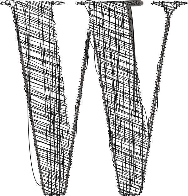 手繪字體矢量插畫(huà)