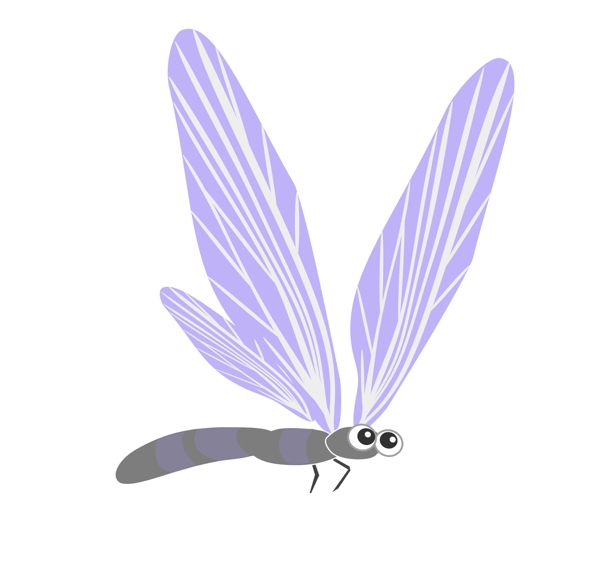 淡紫色蜻蜓