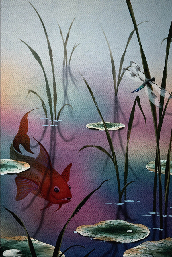 荷塘風(fēng)景圖片