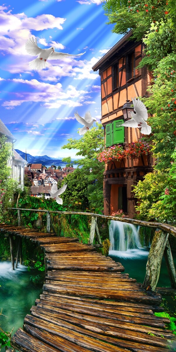 風(fēng)景背景