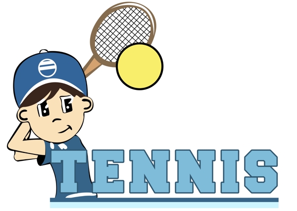 卡通漫画网球小子logo
