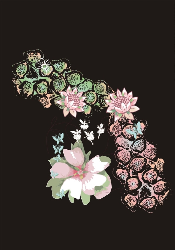 花朵花卉矢量圖下載