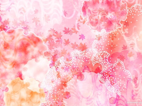 粉色图案碎花背景