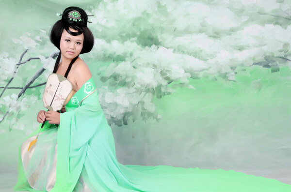 古裝美女?dāng)z影圖片