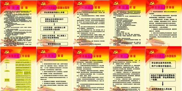 黨員管理制度圖片