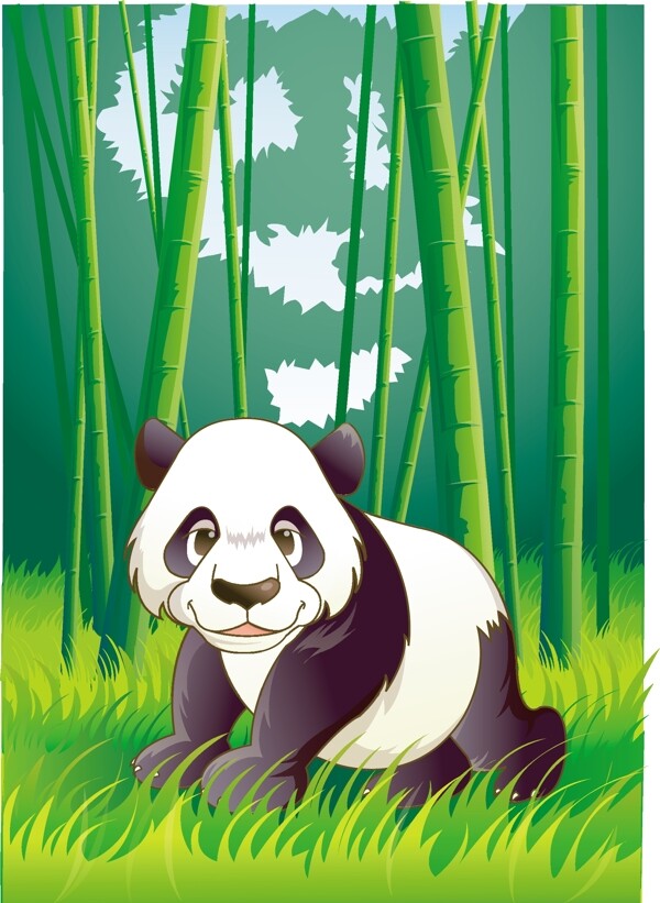 寫實野生動物矢量圖37