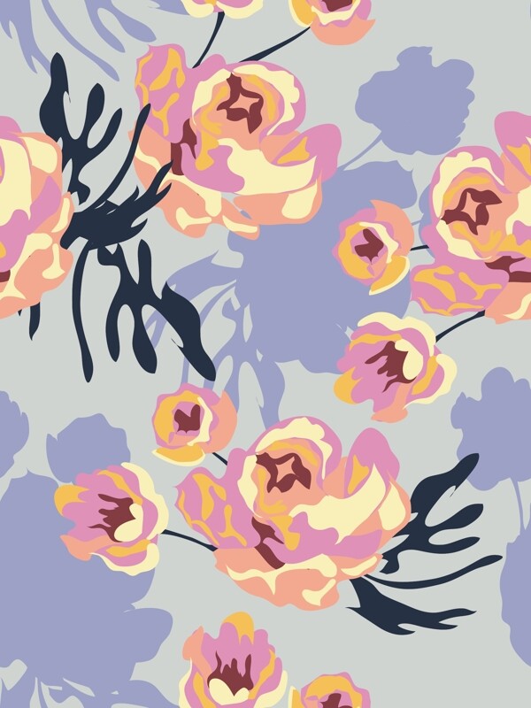 服裝印花潮牌歐式