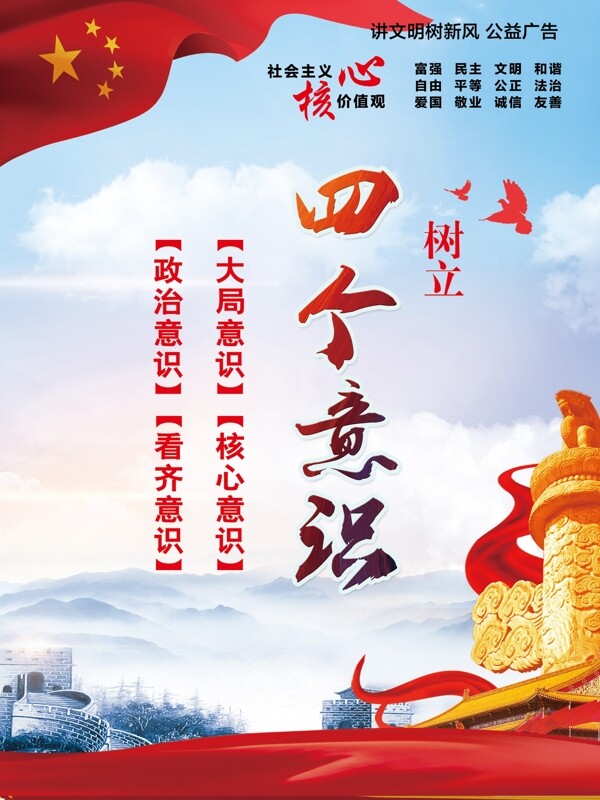 四個(gè)意識(shí)