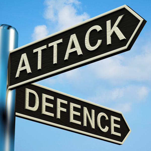 攻击或防御的方向上的一个路标