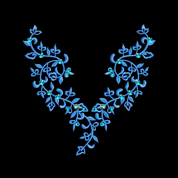繡花領(lǐng)邊免費(fèi)素材