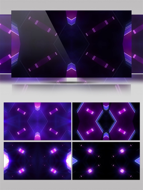 紫色光华动态视频素材