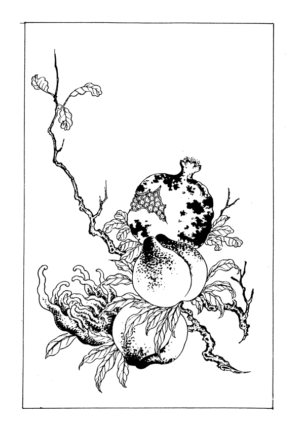 水蜜桃圖案
