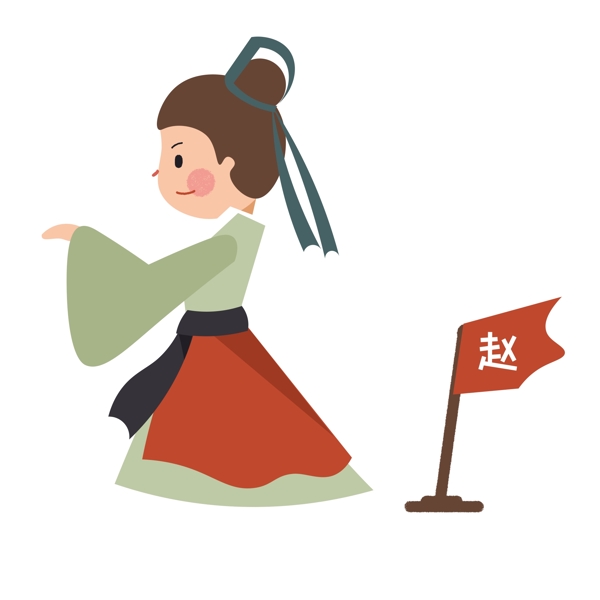 可愛古代男孩原創(chuàng)元素