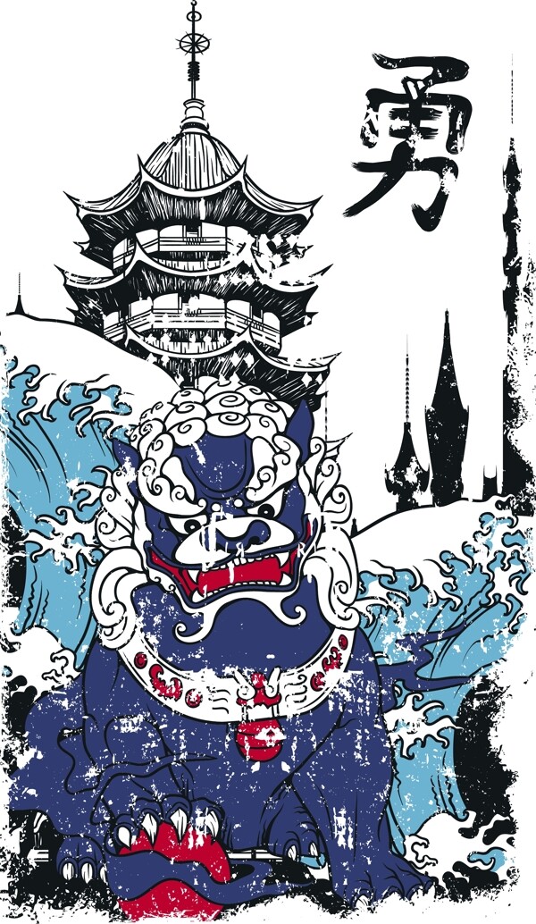 日本垃圾矢量T恤設(shè)計(jì)