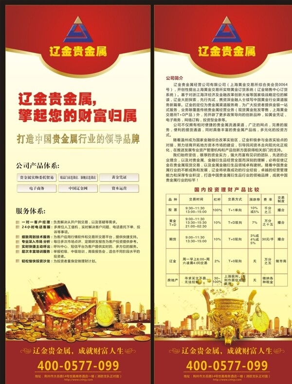 金融展架圖片