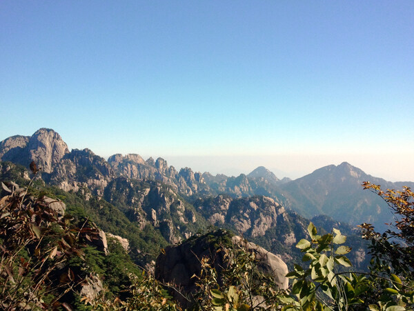 黃山旅游如黃山一角圖片
