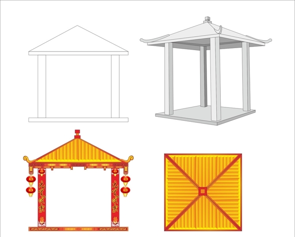 亭子亭子設(shè)計(jì)圖片