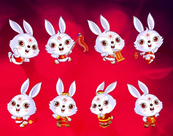 卡通兔子圖片