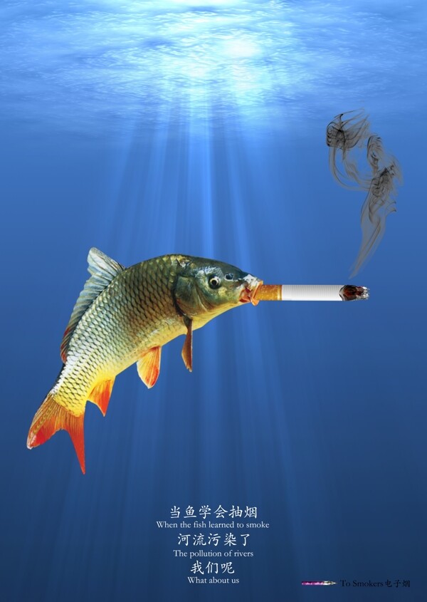 當(dāng)魚學(xué)會抽煙