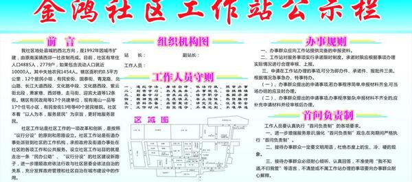 社区公示栏图片