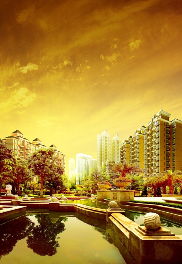 房地產(chǎn)畫冊房地產(chǎn)模板分層PSD