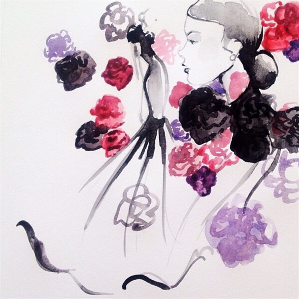 花朵女裝設(shè)計(jì)圖