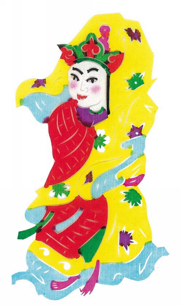 唐僧剪紙