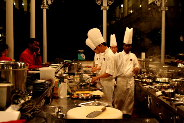 新加坡莱佛士大酒店大厨们图片