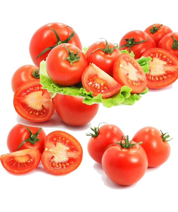 西红柿番茄分层素材图片