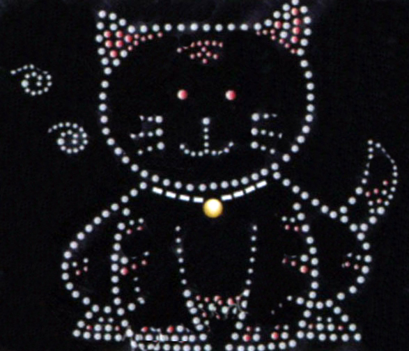 燙鉆動物貓HELLOKITTY免費(fèi)素材