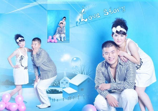 愛情故事圖片