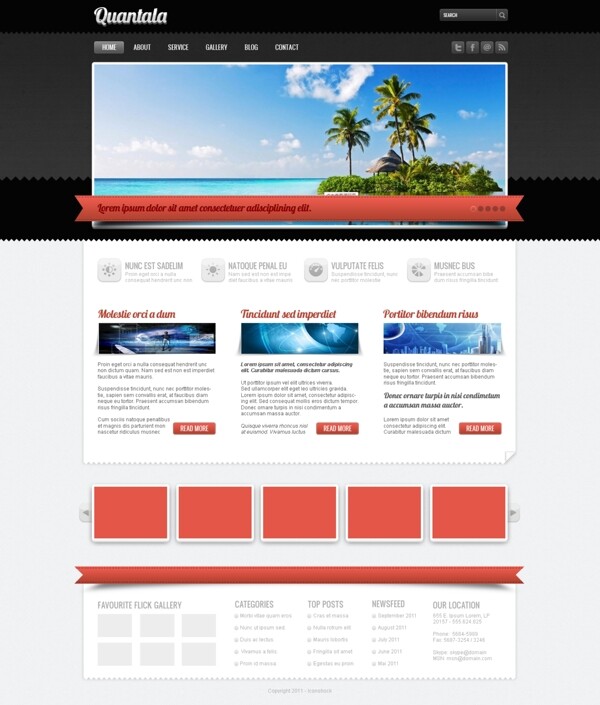 企业网站设计模板