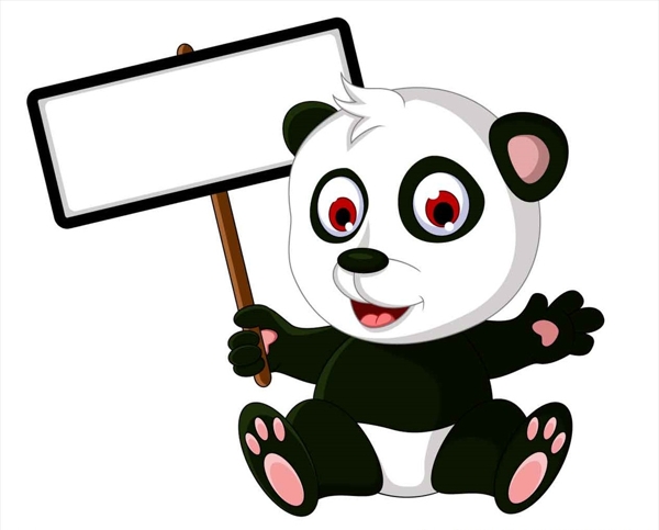 熊猫大熊猫卡通可爱动物素材