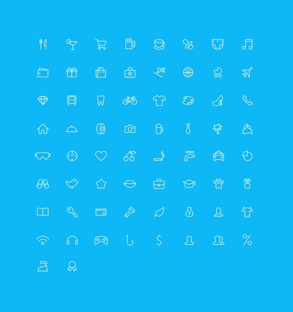 線條圖標(biāo)ai