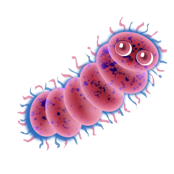 红色虫子细菌插图
