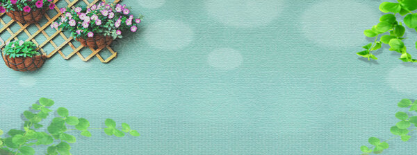 夏日清新淘寶廣告banner