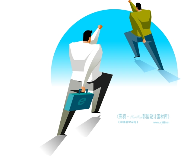 商務(wù)插畫商務(wù)矢量素材商務(wù)男性HanMaker韓國設(shè)計(jì)素材庫