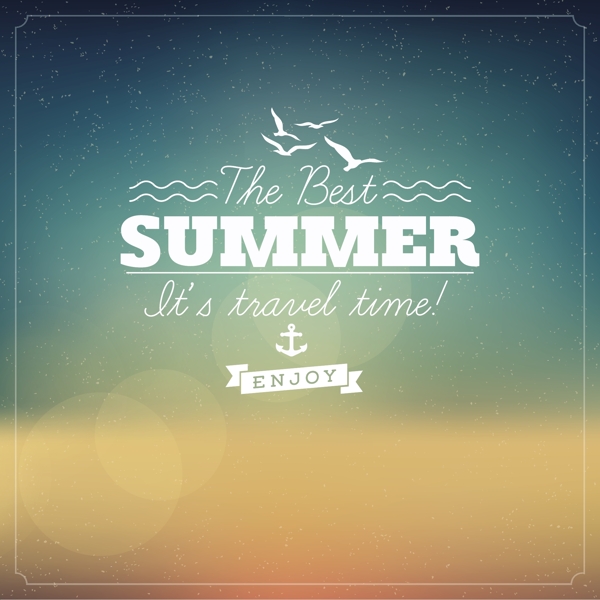 summer夏天氣息光暈