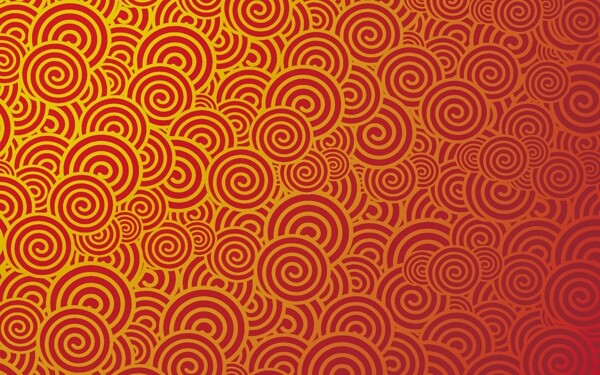 中國(guó)紅矢量無(wú)縫背景