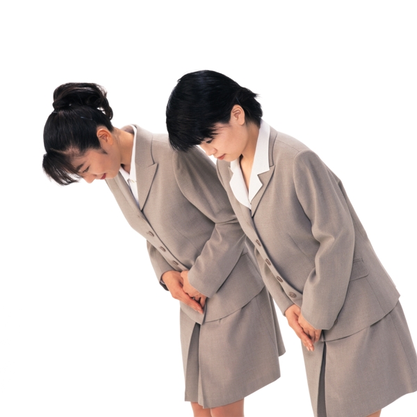鞠躬人物圖片