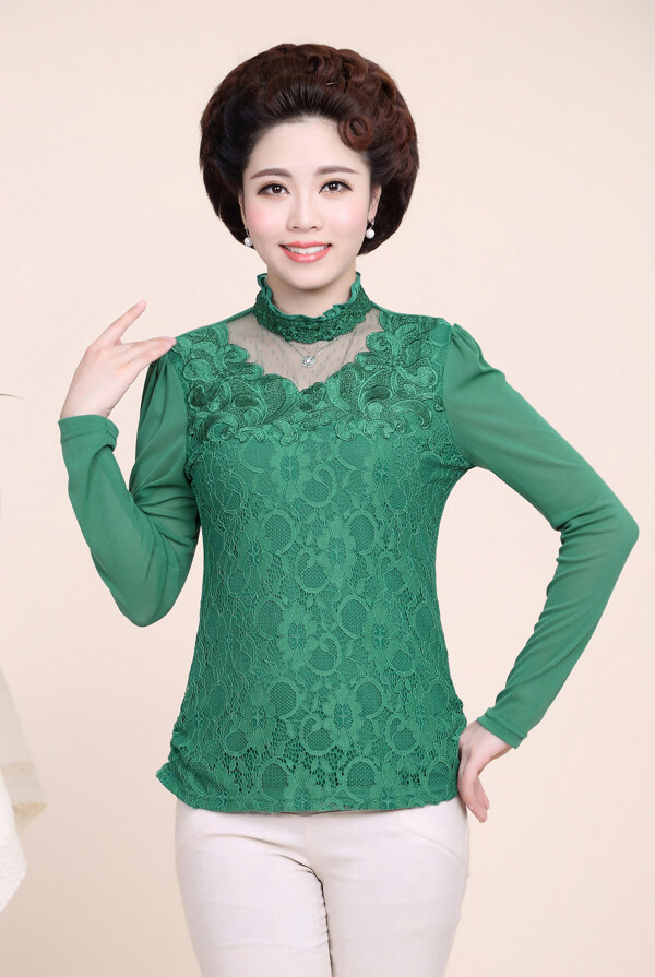 女裝媽媽裝淘寶女裝婦女裝圖片