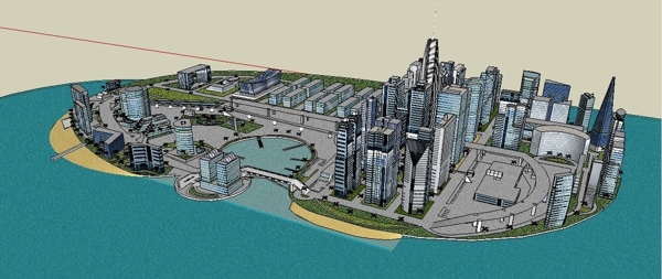 城市規(guī)劃模型圖片