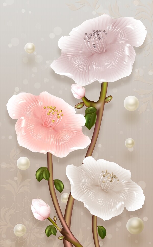 抽象花