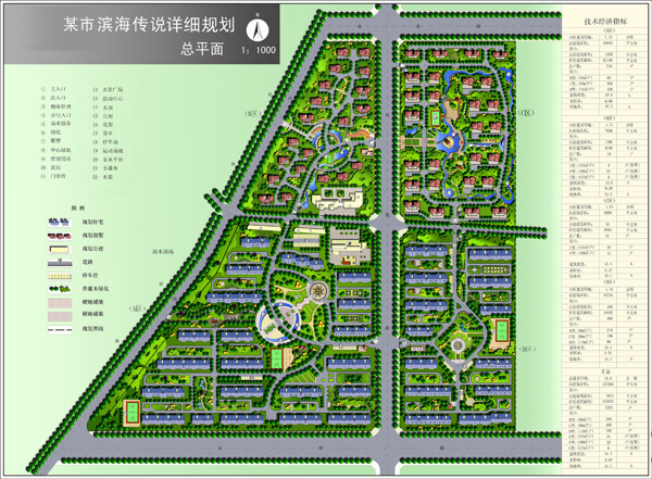 某濱海小區(qū)規(guī)劃效果圖