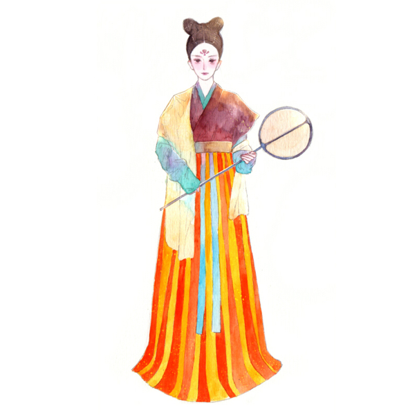 位圖插畫時尚插畫人物插畫藝術(shù)效果免費素材